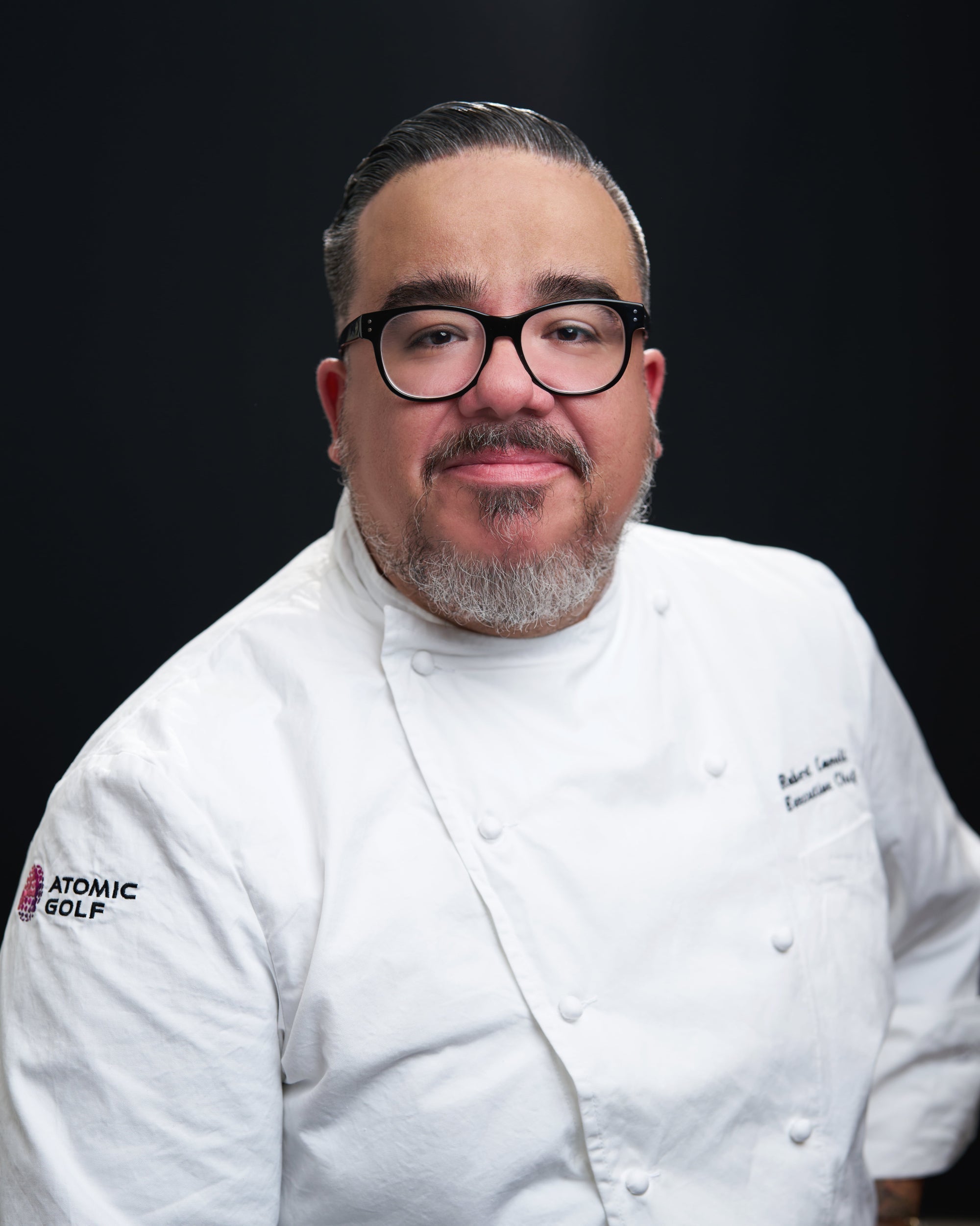 Chef Robert Lomeli at Atomic Golf in Las Vegas.