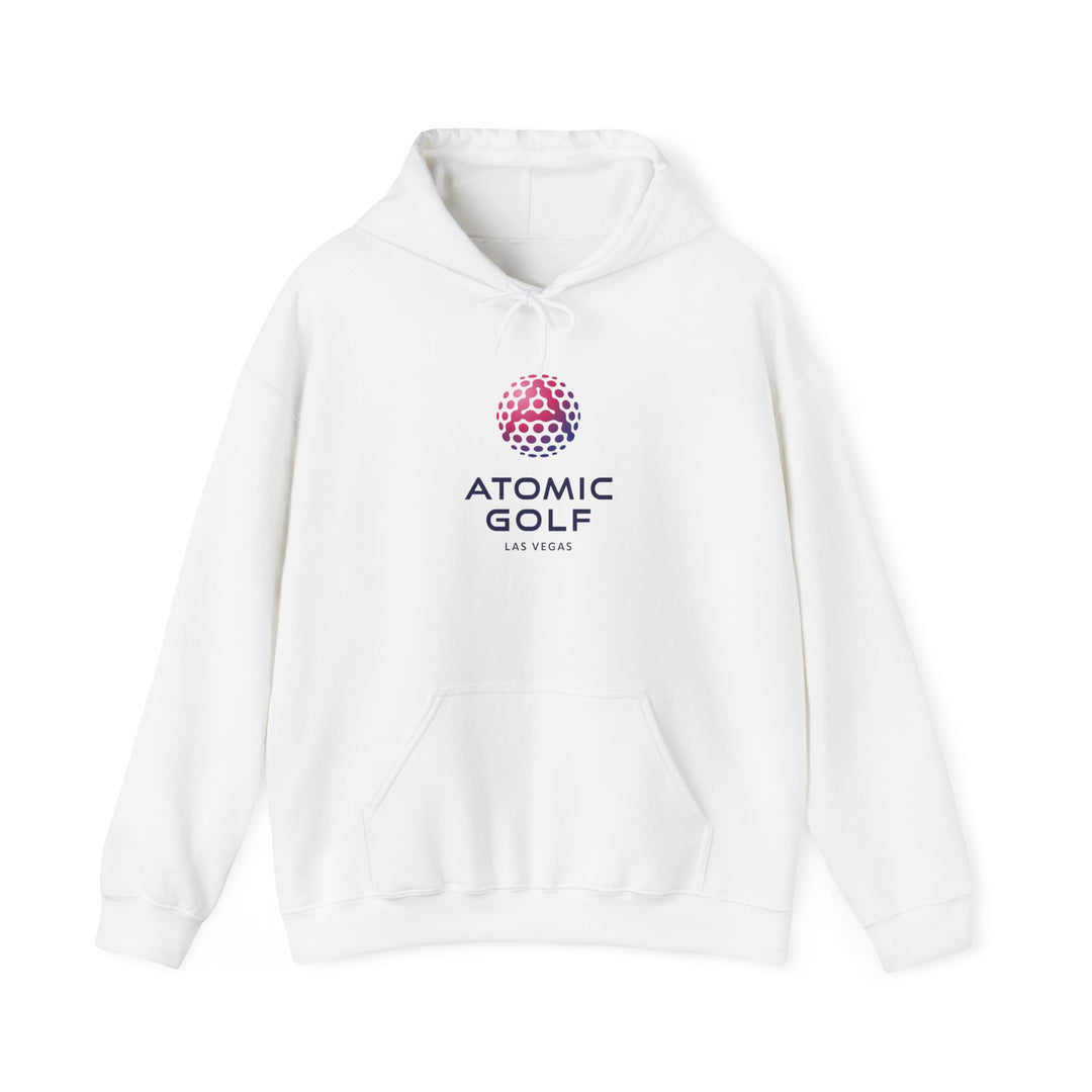 Atomic Golf Unisex Heavy Blend Hoodie - Ideal for Golf Lovers & Casual Outings - white color