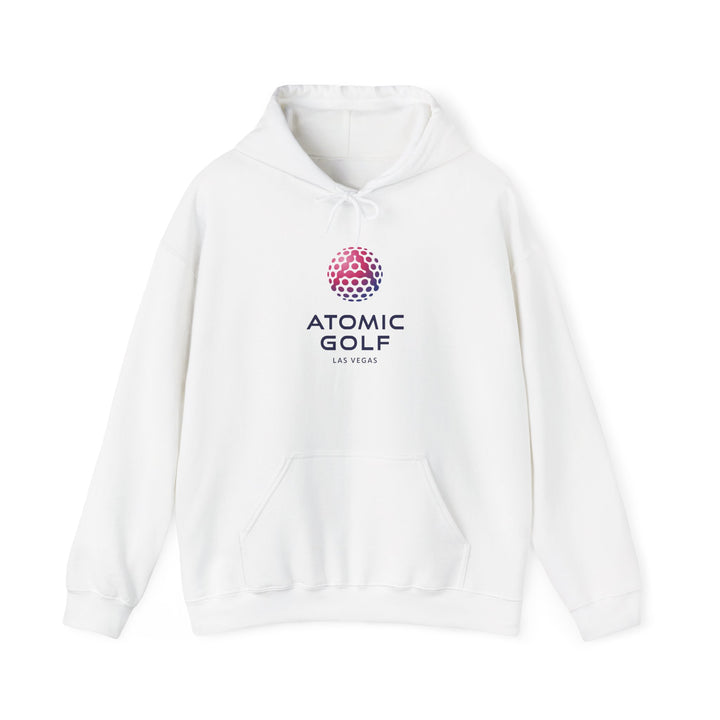 Atomic Golf Unisex Heavy Blend Hoodie - Ideal for Golf Lovers & Casual Outings - white color