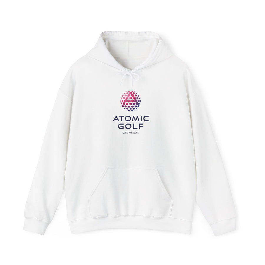 Atomic Golf Unisex Heavy Blend Hoodie - Ideal for Golf Lovers & Casual Outings - white color