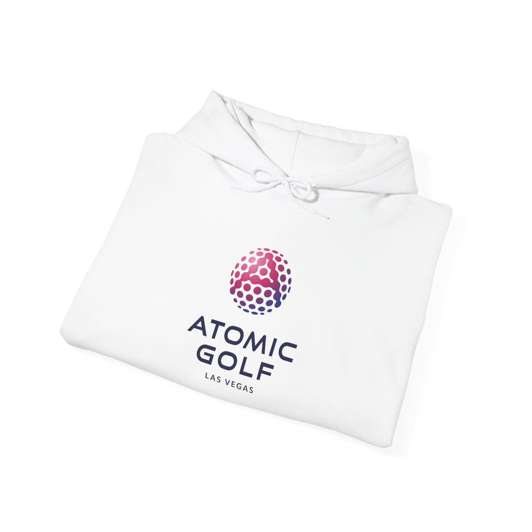 Atomic Golf Unisex Heavy Blend Hoodie - Ideal for Golf Lovers & Casual Outings - white color