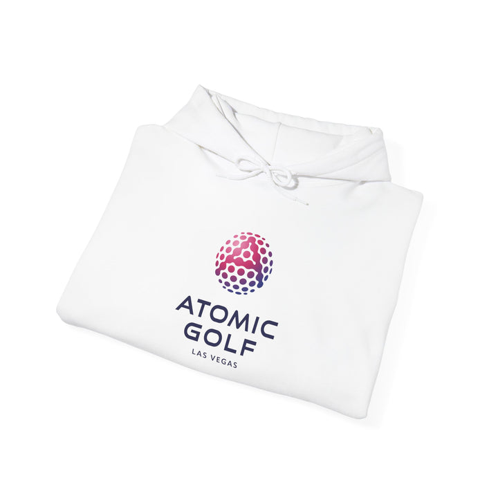 Atomic Golf Unisex Heavy Blend Hoodie - Ideal for Golf Lovers & Casual Outings - white color