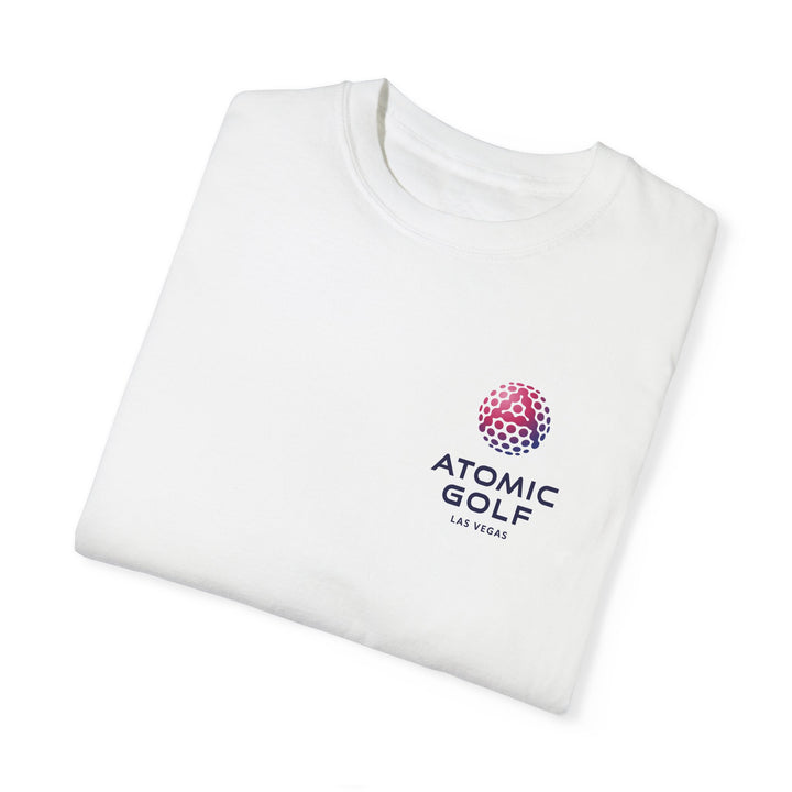 Atomic Golf Unisex Garment-Dyed T-Shirt color white