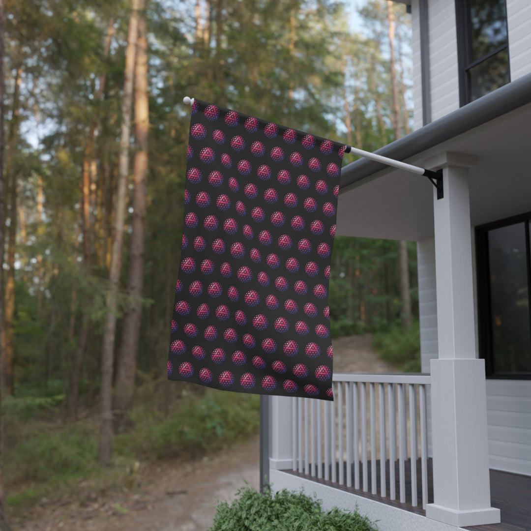 Modern Geometric House Banner - Stylish Home Decor for Celebrations