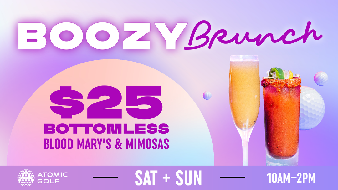Atomic Golf Las Vegas Boozy Brunch