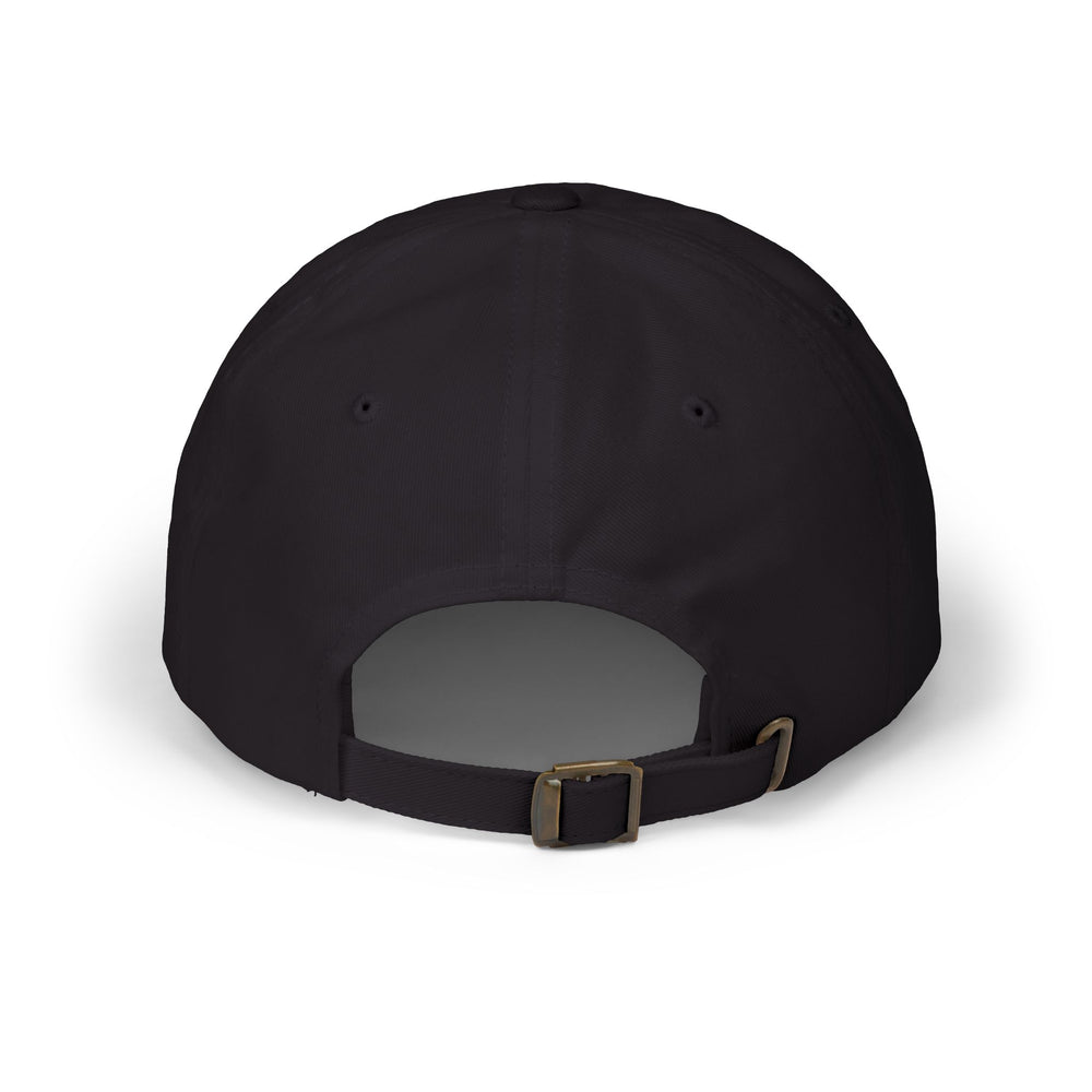 Atomic Golf Classic Dad Cap - White Adjustable Hat for Golf Lovers - Black color