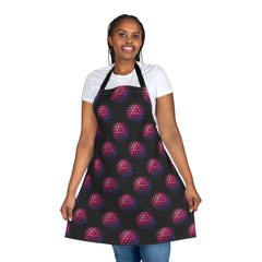 Vibrant Patterned Apron with 5-Color Straps - Perfect for Cooking Enthusiasts