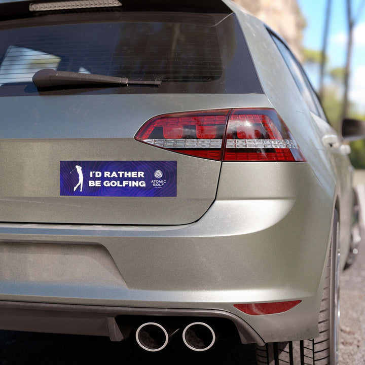 Golf Car Magnet: 'I'd Rather Be Golfing