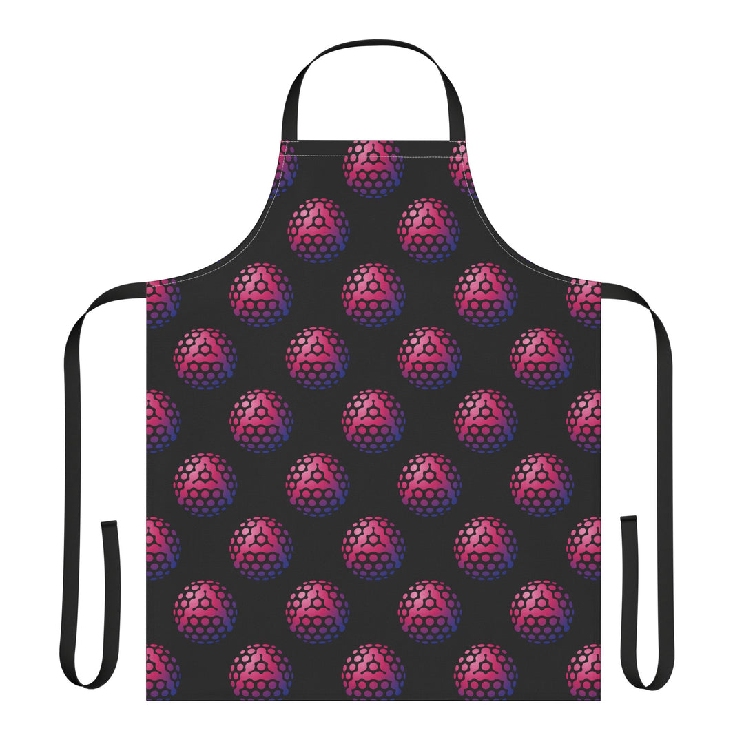 Vibrant Patterned Apron with 5-Color Straps - Perfect for Cooking Enthusiasts