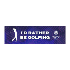 Golf Car Magnet: 'I'd Rather Be Golfing'