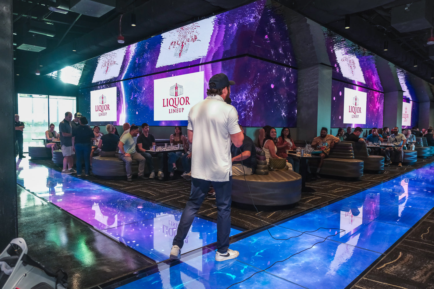 Table inside Cosmic Lounge